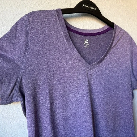 C9 by Champion Activewear Short-Sleeve V-Neck Shirt, Women's Medium, EUC - Picture 4 of 16